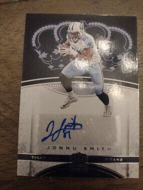 Jonnu Smith Tennessee Titans NFL autographed Crown Royale Panini card